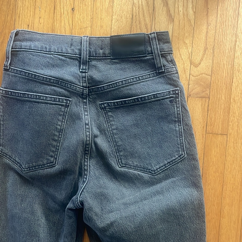 Madewell The Perfect Vintage Straight Jean Cosner Wash Size 23 Gray Denim - Picture 4 of 11